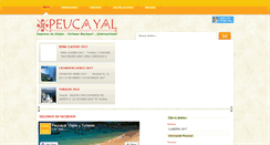 Desktop Screenshot of peucayal.tur.ar